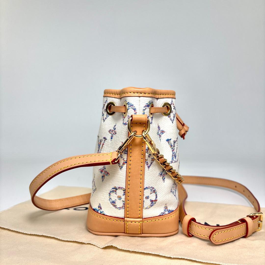 Louis Vuitton Nano Noe Monogram Jacquard Shoulder — view 4
