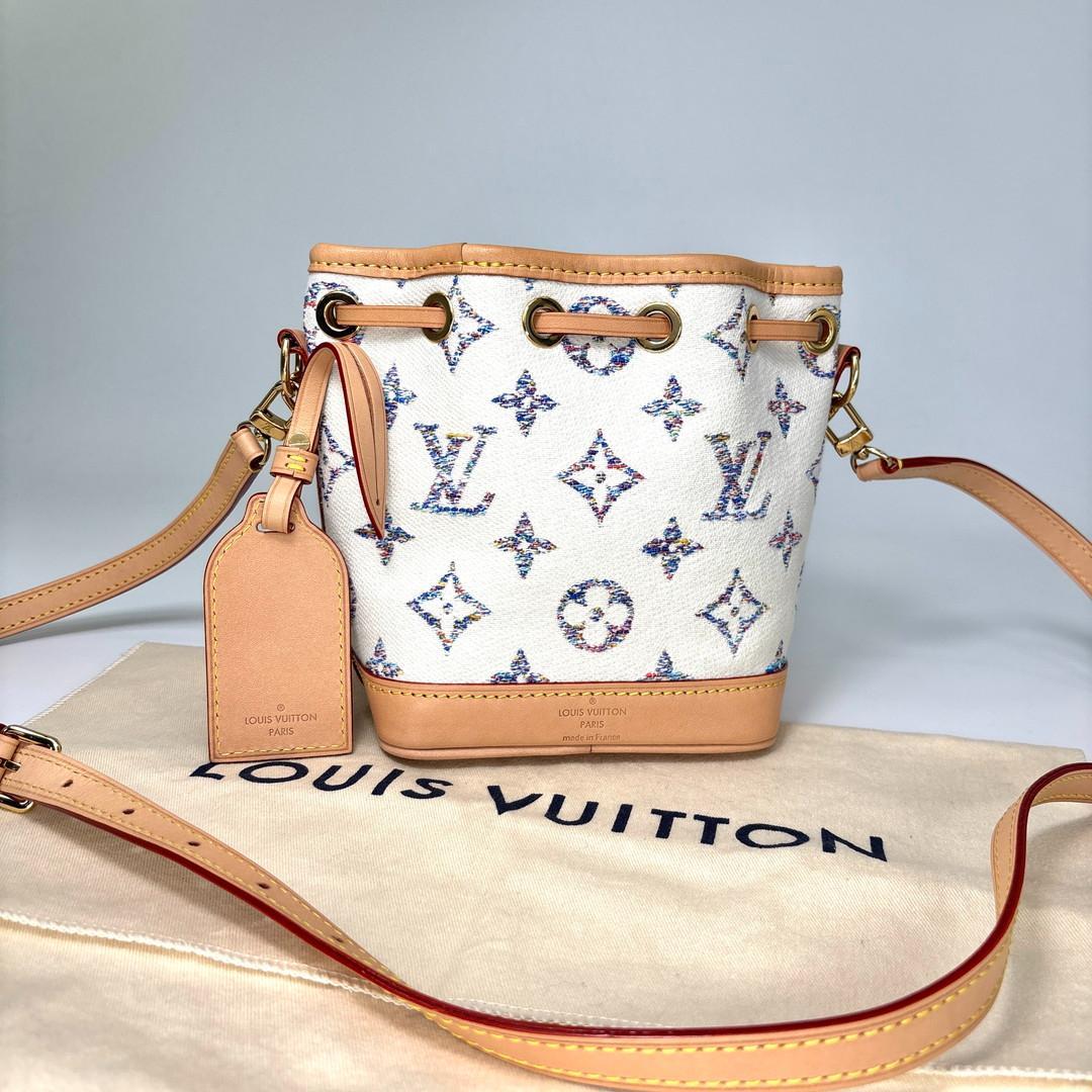Louis Vuitton Nano Noe Monogram Jacquard Shoulder — view 5