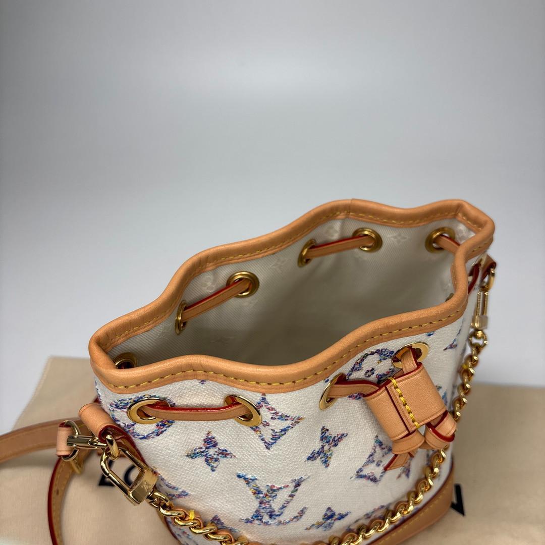 Louis Vuitton Nano Noe Monogram Jacquard Shoulder — view 6
