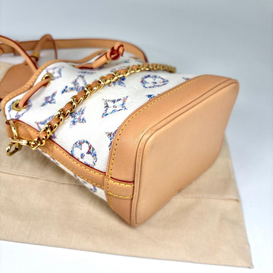 Louis Vuitton Nano Noe Monogram Jacquard Shoulder — view 7