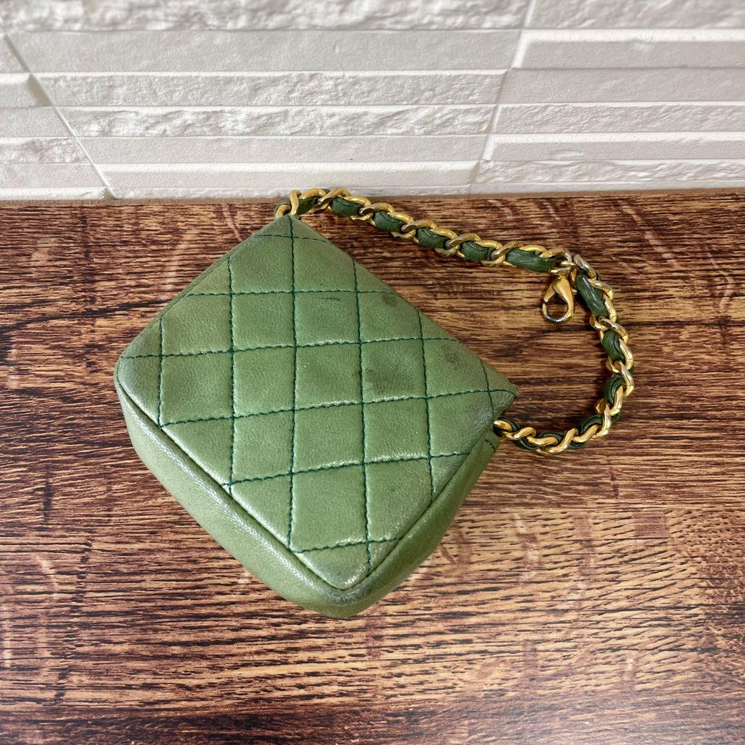 Chanel Mini Quilted Lambskin CC Logo Pouch Charm — view 2