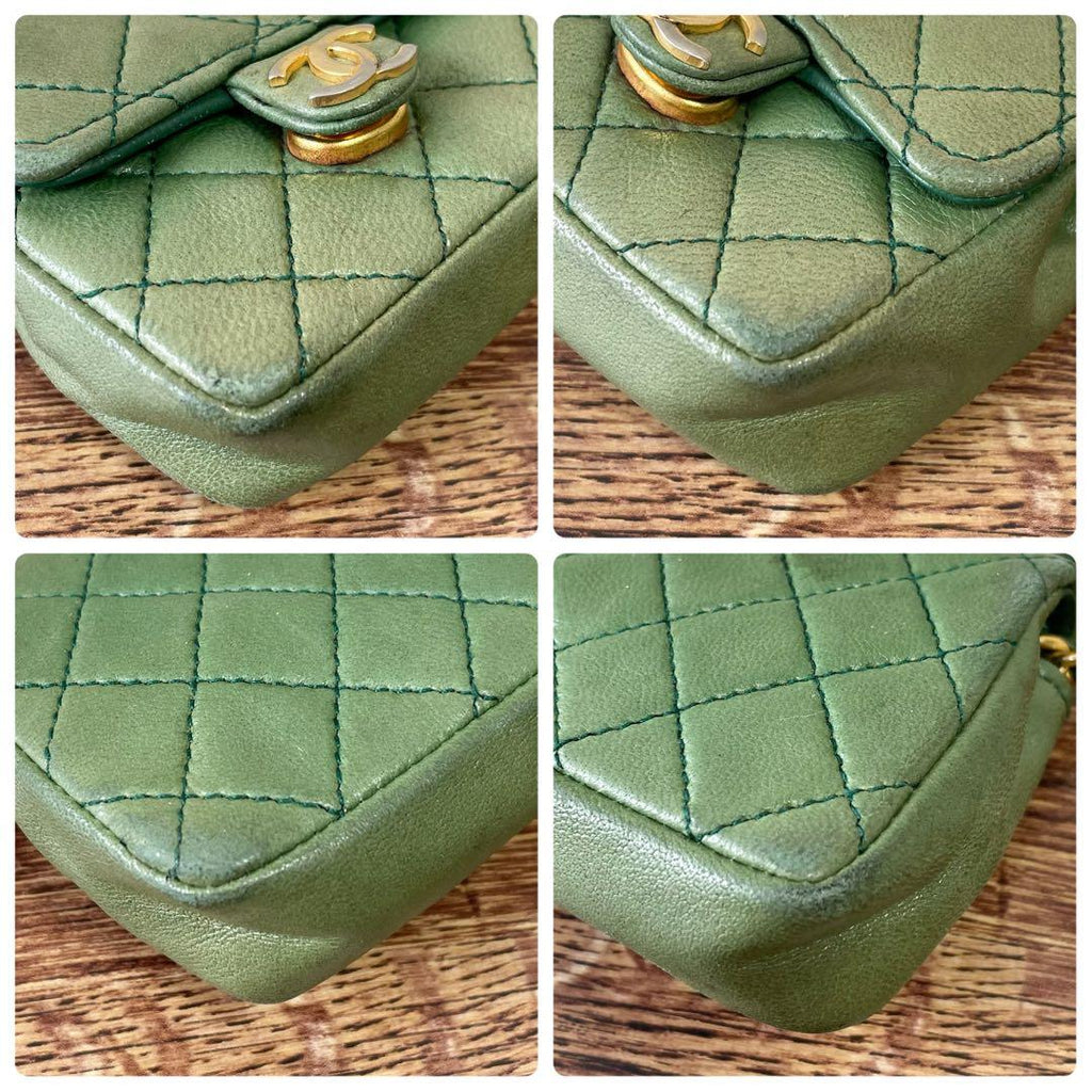 Chanel Mini Quilted Lambskin CC Logo Pouch Charm — view 7