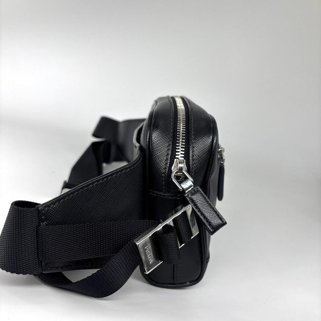 Prada Saffiano Belt Bag Black — view 4