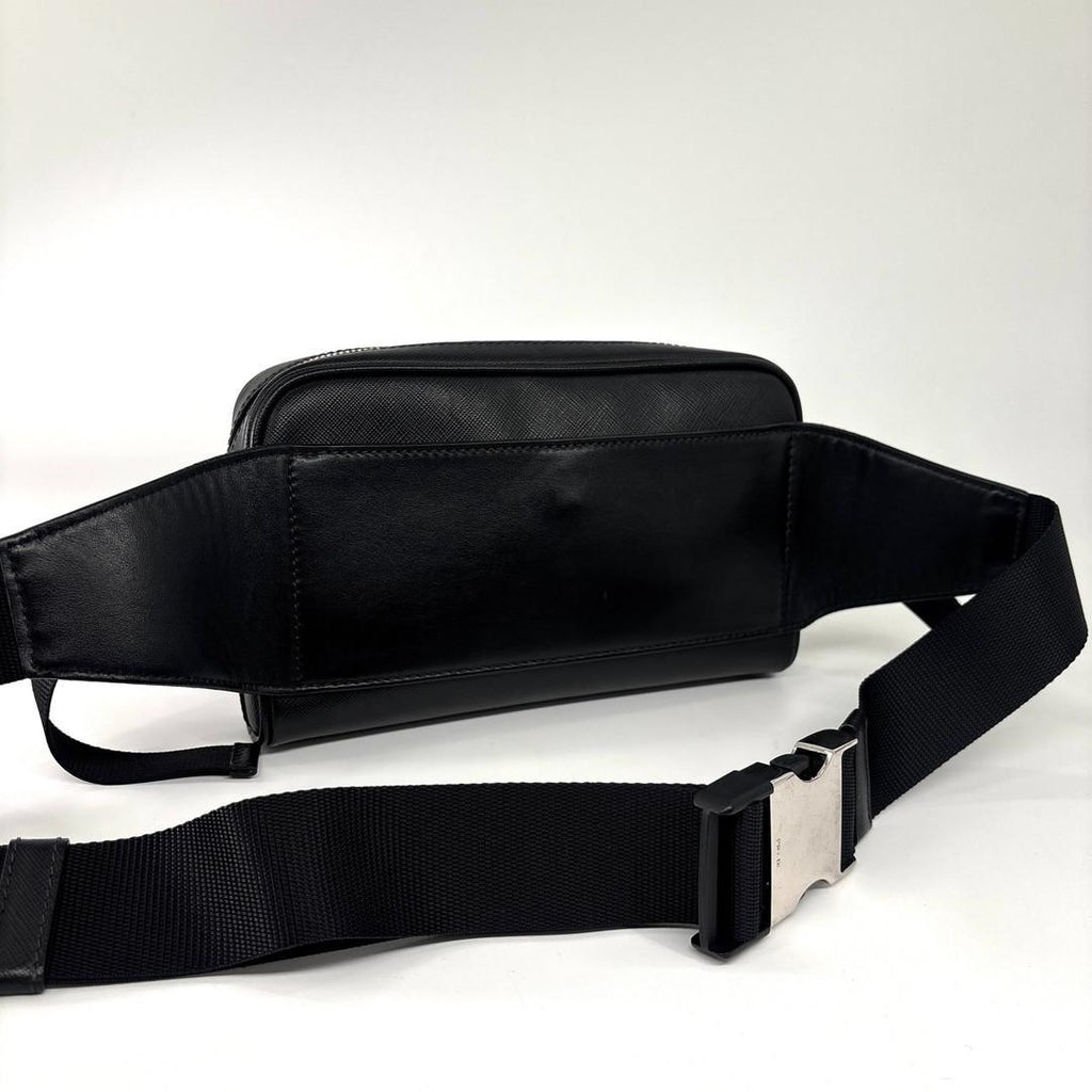 Prada Saffiano Belt Bag Black — view 5
