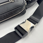 Prada Saffiano Belt Bag Black — view 6