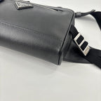 Prada Saffiano Belt Bag Black — view 7
