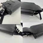 Prada Saffiano Belt Bag Black — view 9