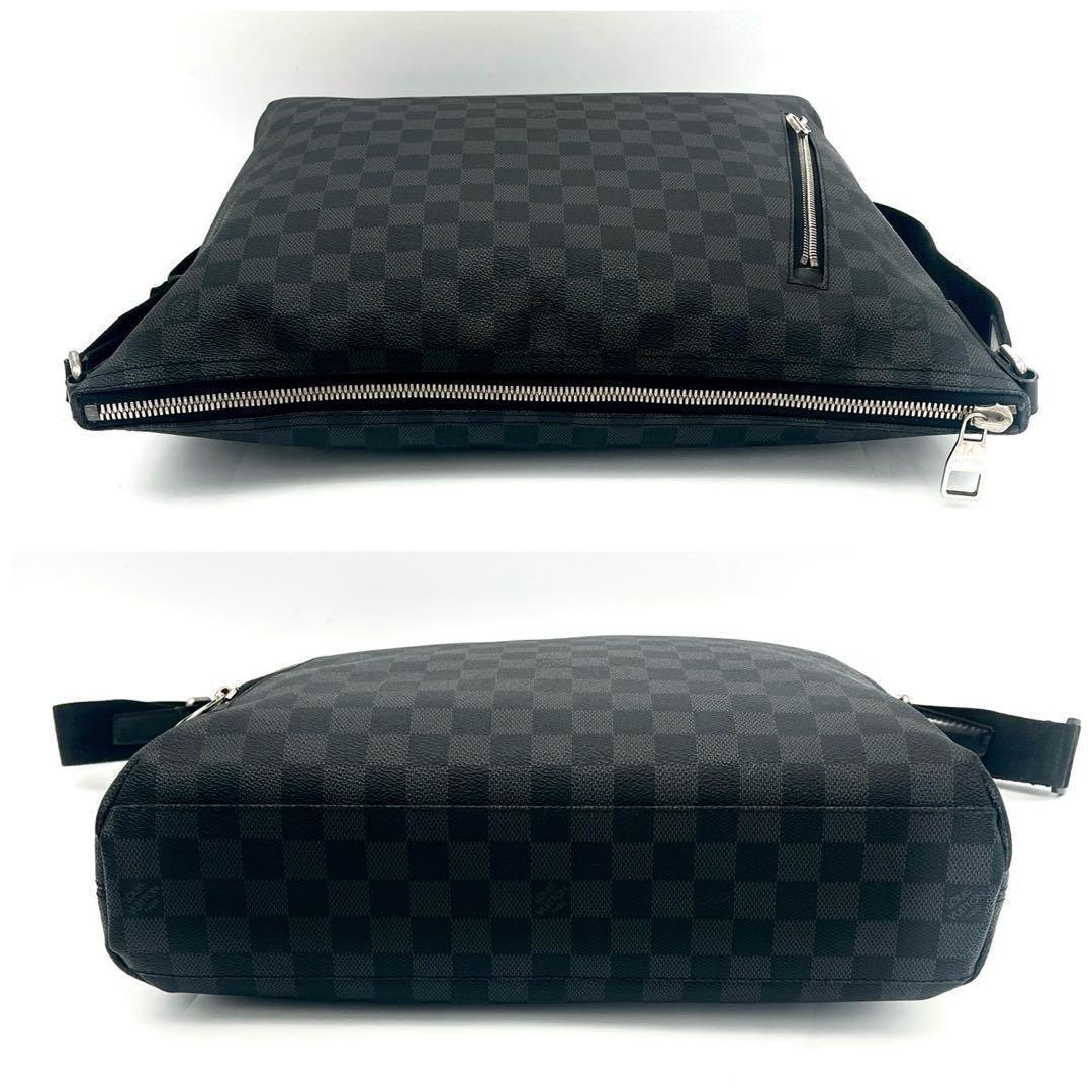 Louis Vuitton Damier Graphite Mick MM Shoulder Bag Leather — view 7