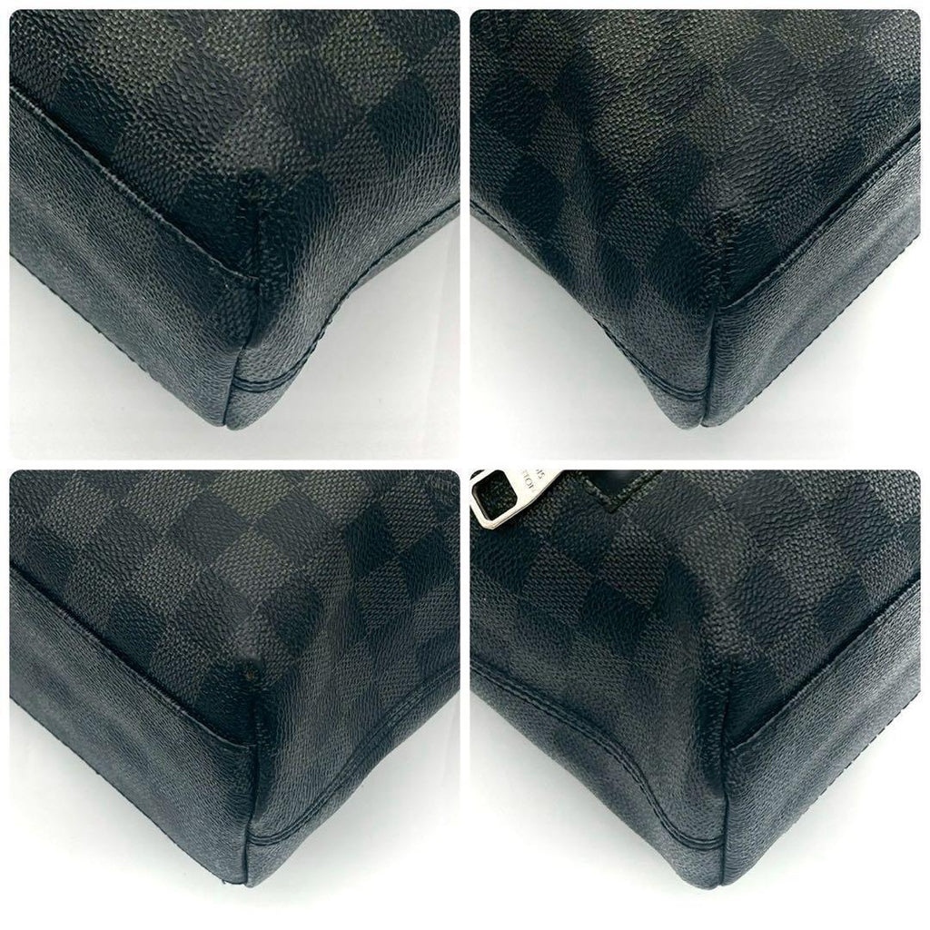 Louis Vuitton Damier Graphite Mick MM Shoulder Bag Leather — view 9