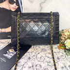 Chanel Vintage Mademoiselle Quilted Shoulder Bag — view 3