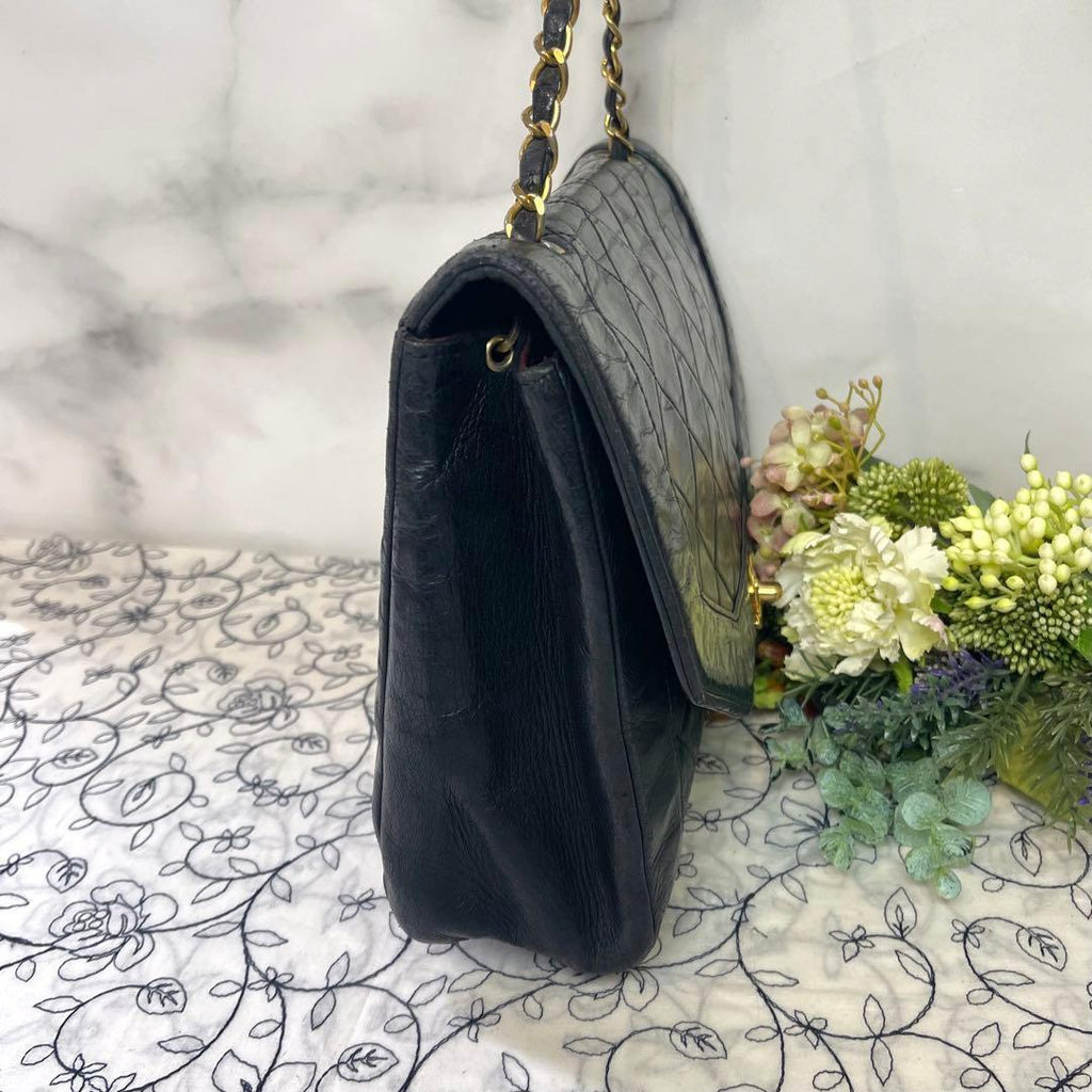 Chanel Vintage Mademoiselle Quilted Shoulder Bag — view 7