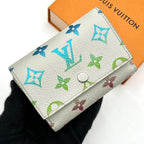Louis Vuitton Monogram Victor Wallet Trifold Iridescent