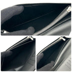 Louis Vuitton Taiga Metallic Portefeuille Brazza Wallet Black — view 5