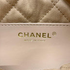 Chanel 22 Mini Logo Chain Shoulder Bag — view 8