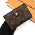Louis Vuitton Monogram Bifold Wallet Viennois Kiss Lock Compact