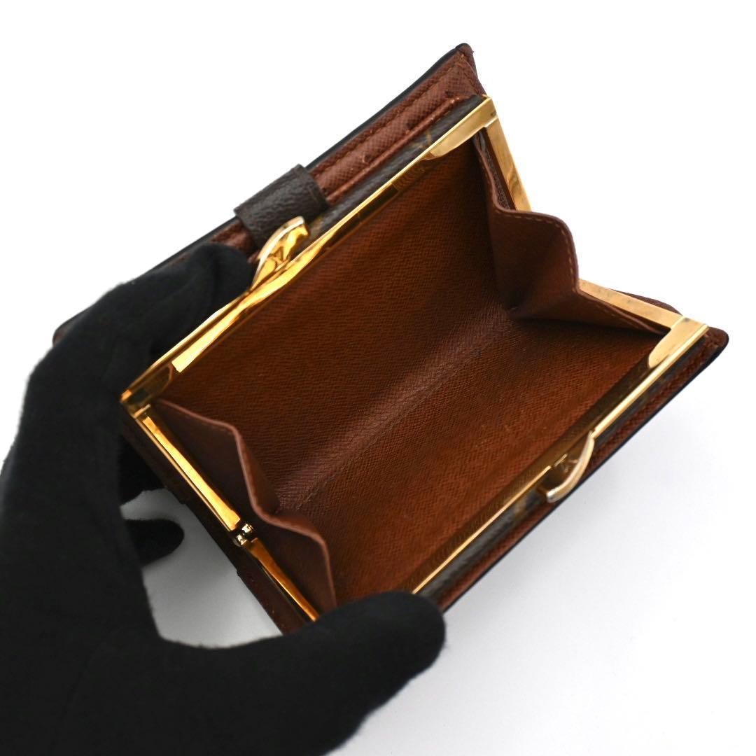 Louis Vuitton Monogram Bifold Wallet Viennois Kiss Lock Compact — view 5