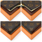 Louis Vuitton Monogram Bifold Wallet Viennois Kiss Lock Compact — view 8