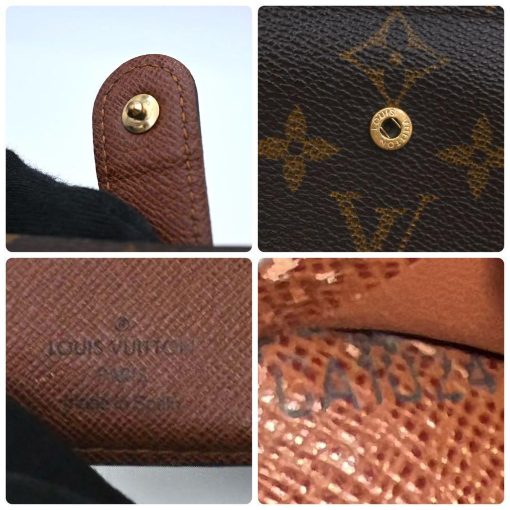 Louis Vuitton Monogram Bifold Wallet Viennois Kiss Lock Compact — view 9