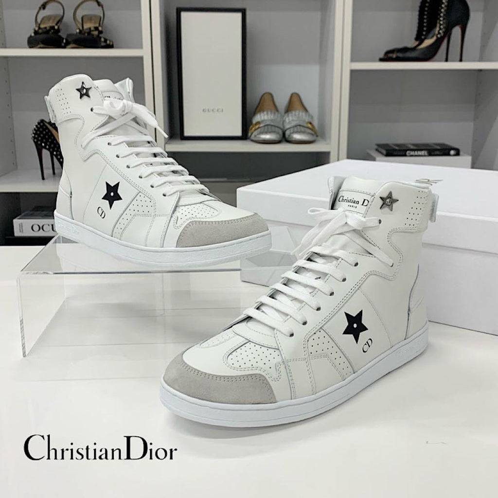 Dior Star High Cut Sneakers