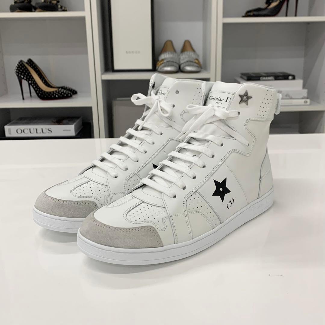 Dior Star High Cut Sneakers — view 3