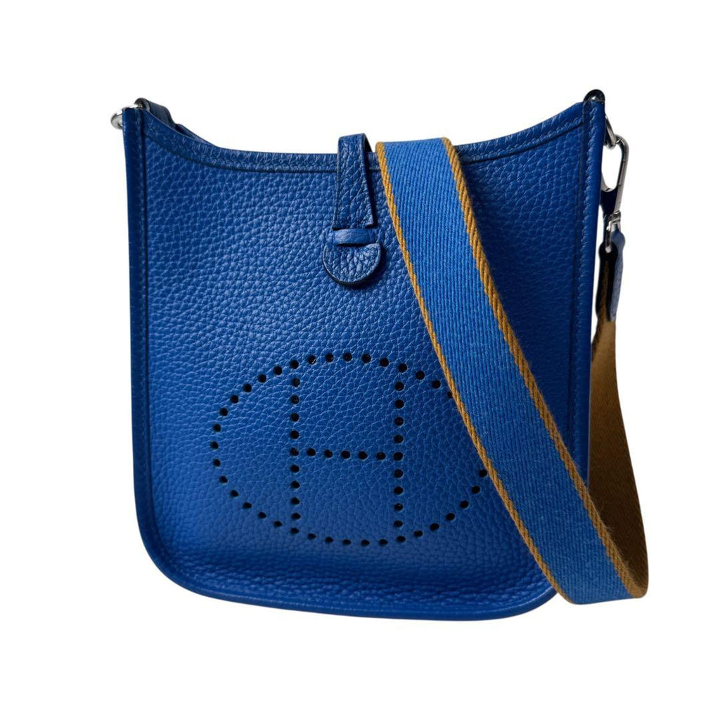 Hermes Evelyne Amazon TPM Blue Zellige Shoulder Bag