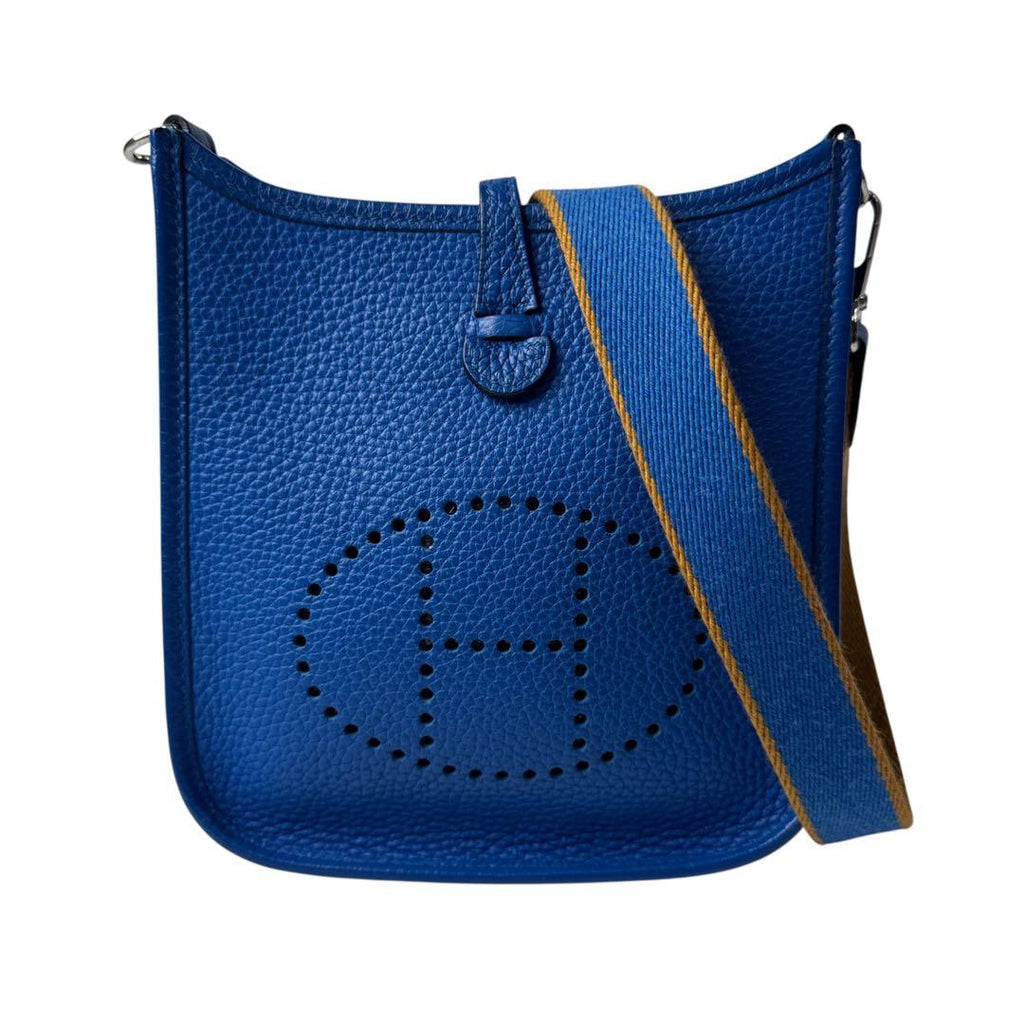 Hermes Evelyne Amazon TPM Blue Zellige Shoulder Bag — view 2