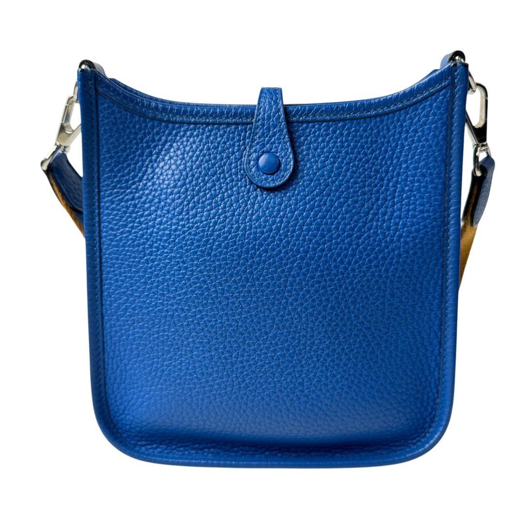 Hermes Evelyne Amazon TPM Blue Zellige Shoulder Bag — view 3