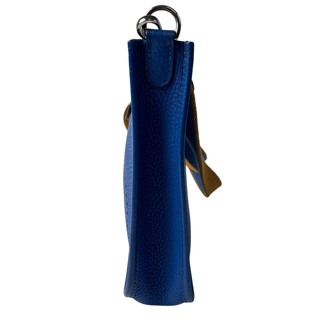 Hermes Evelyne Amazon TPM Blue Zellige Shoulder Bag — view 5