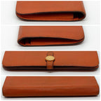 Hermes Dogon GM Duo Taurillon Clemence Orange Bifold Wallet — view 4