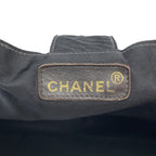 Chanel Nylon CC Logo Hand Tote Black — view 8