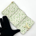Louis Vuitton Taurillon Capucines Compact Green Trifold Wallet — view 4