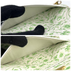 Louis Vuitton Taurillon Capucines Compact Green Trifold Wallet — view 7