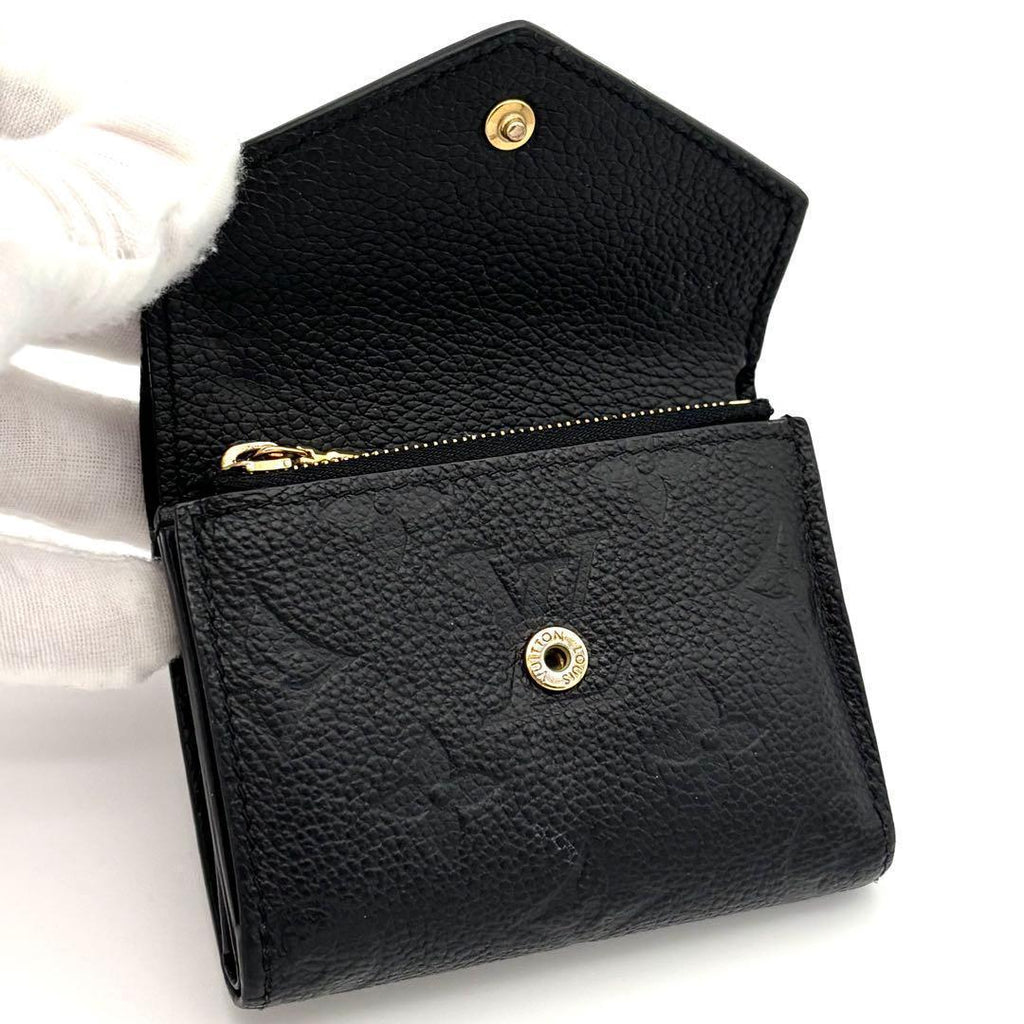 Louis Vuitton Portefeuille Zoe Monogram Empreinte Black Wallet — view 3