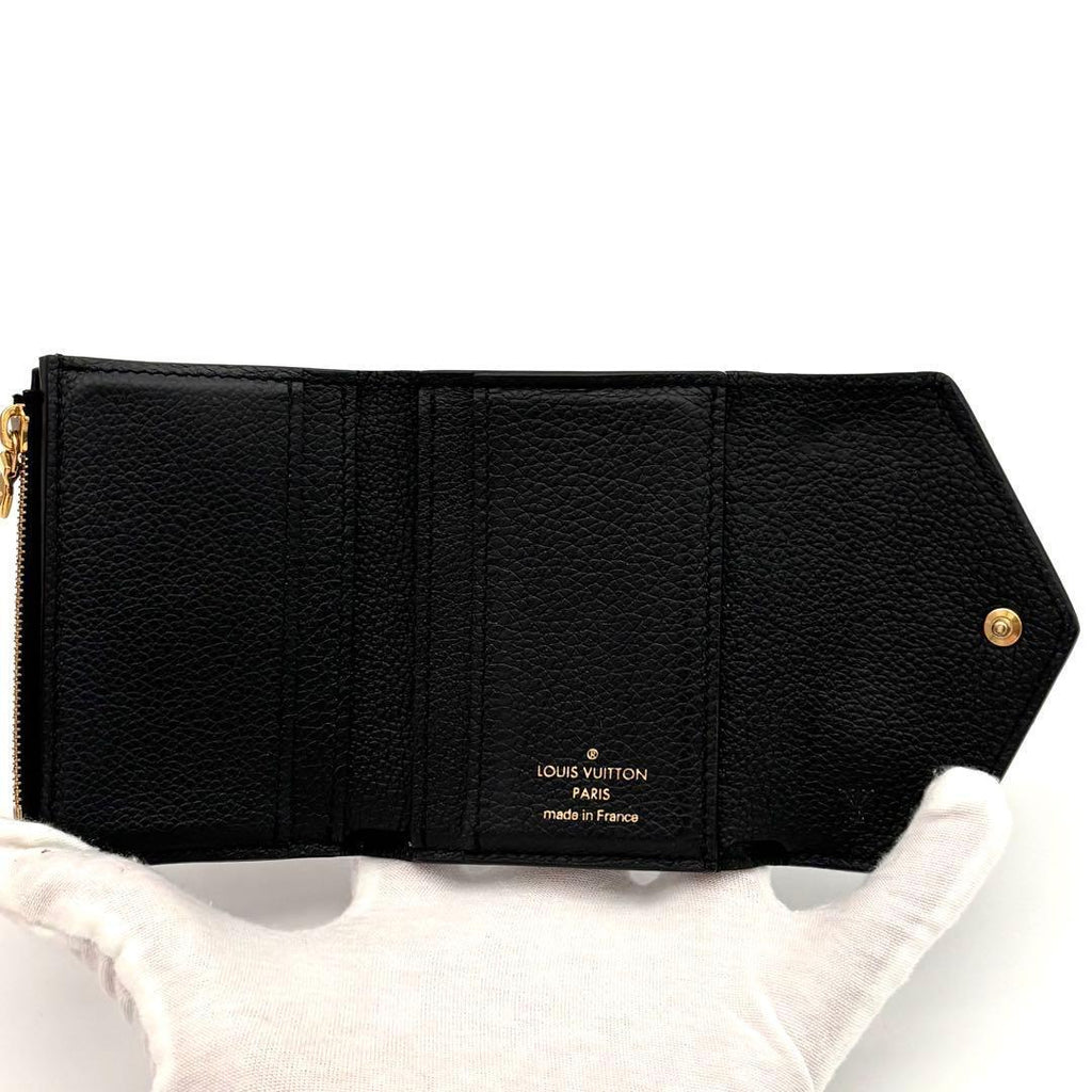 Louis Vuitton Portefeuille Zoe Monogram Empreinte Black Wallet — view 4