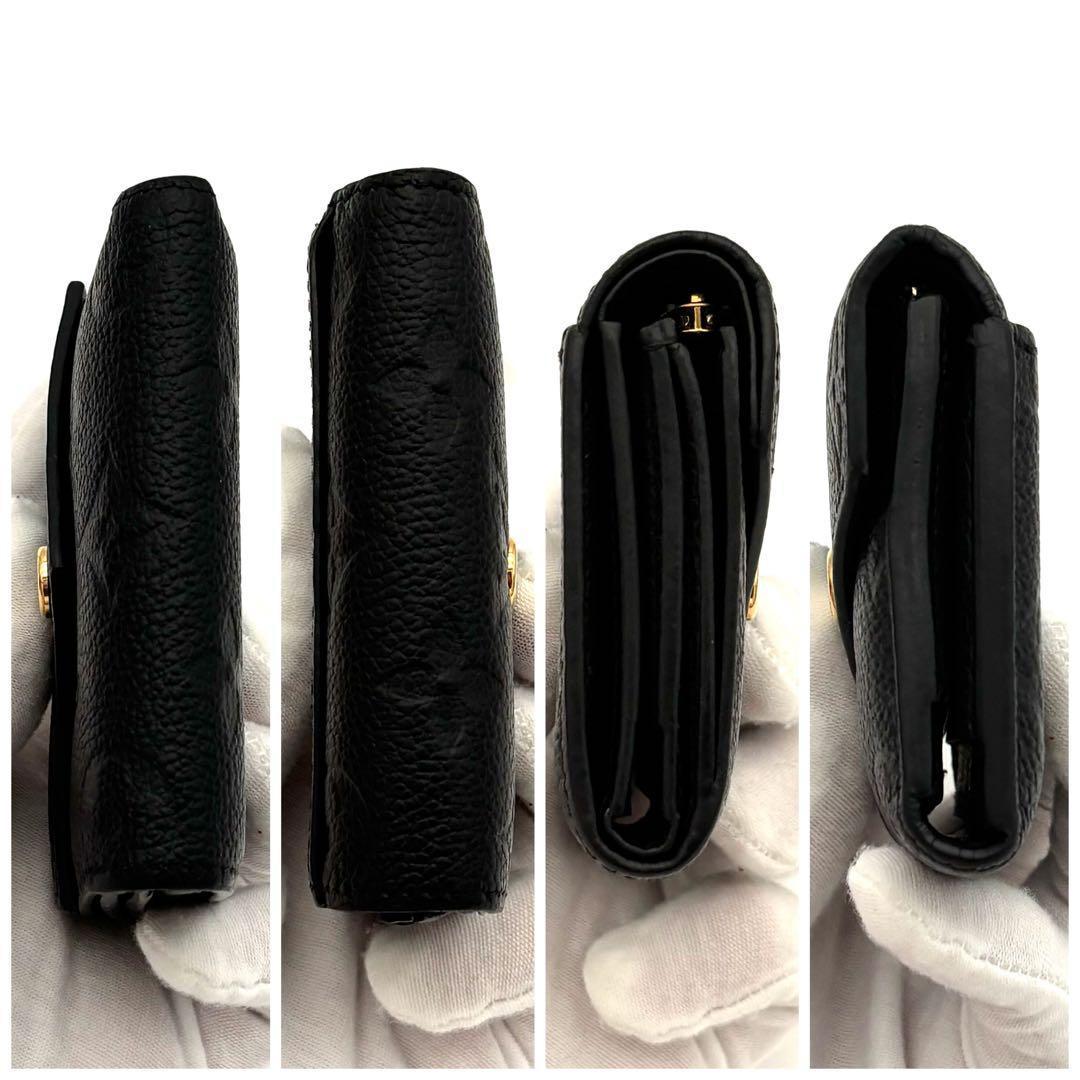 Louis Vuitton Portefeuille Zoe Monogram Empreinte Black Wallet — view 8