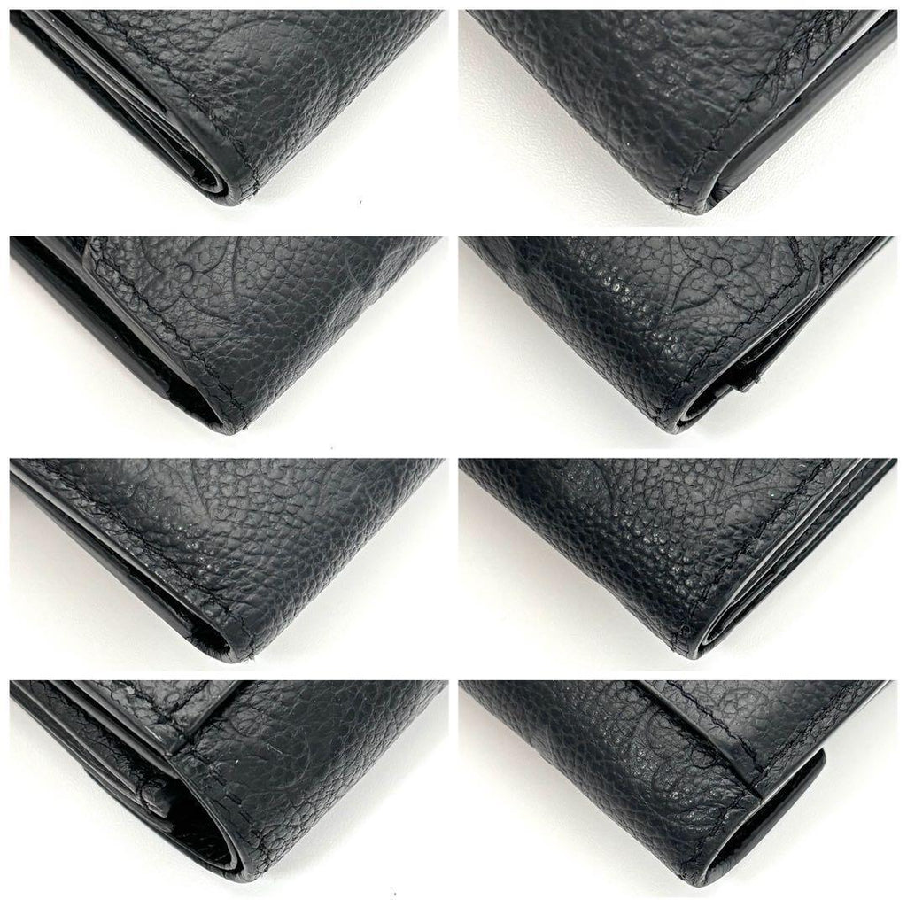 Louis Vuitton Portefeuille Zoe Monogram Empreinte Black Wallet — view 9