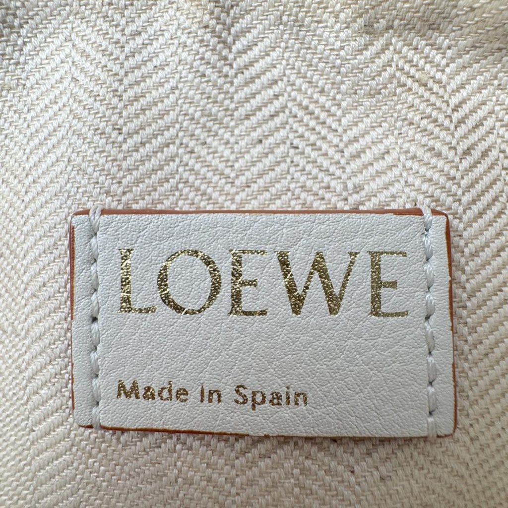 Loewe Anagram Clutch Pouch Beige White — view 8