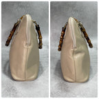 Gucci Handbag Bamboo Beige Leather Gold — view 7