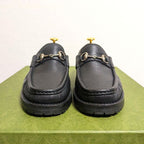 Gucci Horsebit Loafer Boots Rug Sole Black 36 — view 4