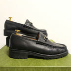 Gucci Horsebit Loafer Boots Rug Sole Black 36 — view 6