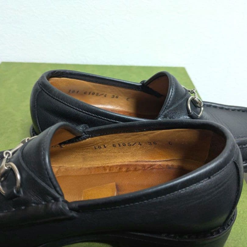 Gucci Horsebit Loafer Boots Rug Sole Black 36 — view 8