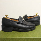Gucci Horsebit Loafer Boots Rug Sole Black 36 — view 9