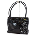 Chanel Tote Enamel CC Logo Black — view 2