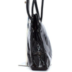 Chanel Tote Enamel CC Logo Black — view 4