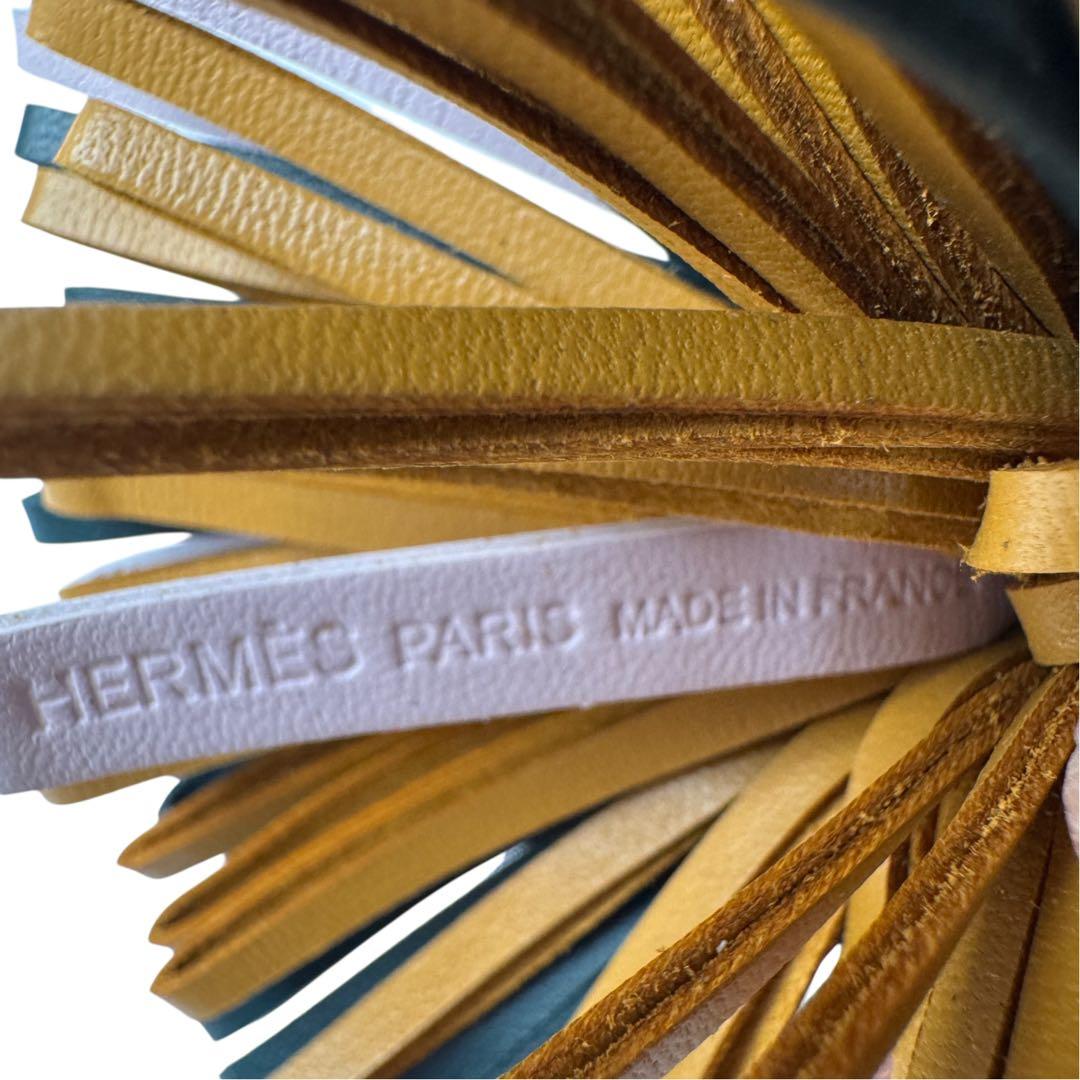 Hermes Carmen Tricolor Mauve Pale Bag Charm — view 7