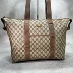 Gucci GG Boston Bag Brown Leather Logo — view 2