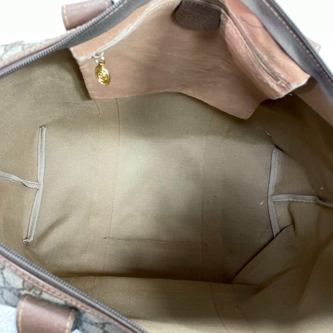 Gucci GG Boston Bag Brown Leather Logo — view 4