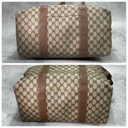 Gucci GG Boston Bag Brown Leather Logo — view 8