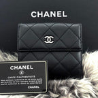 Chanel Wallet Quilted Lamb Hook Bifold — view 2