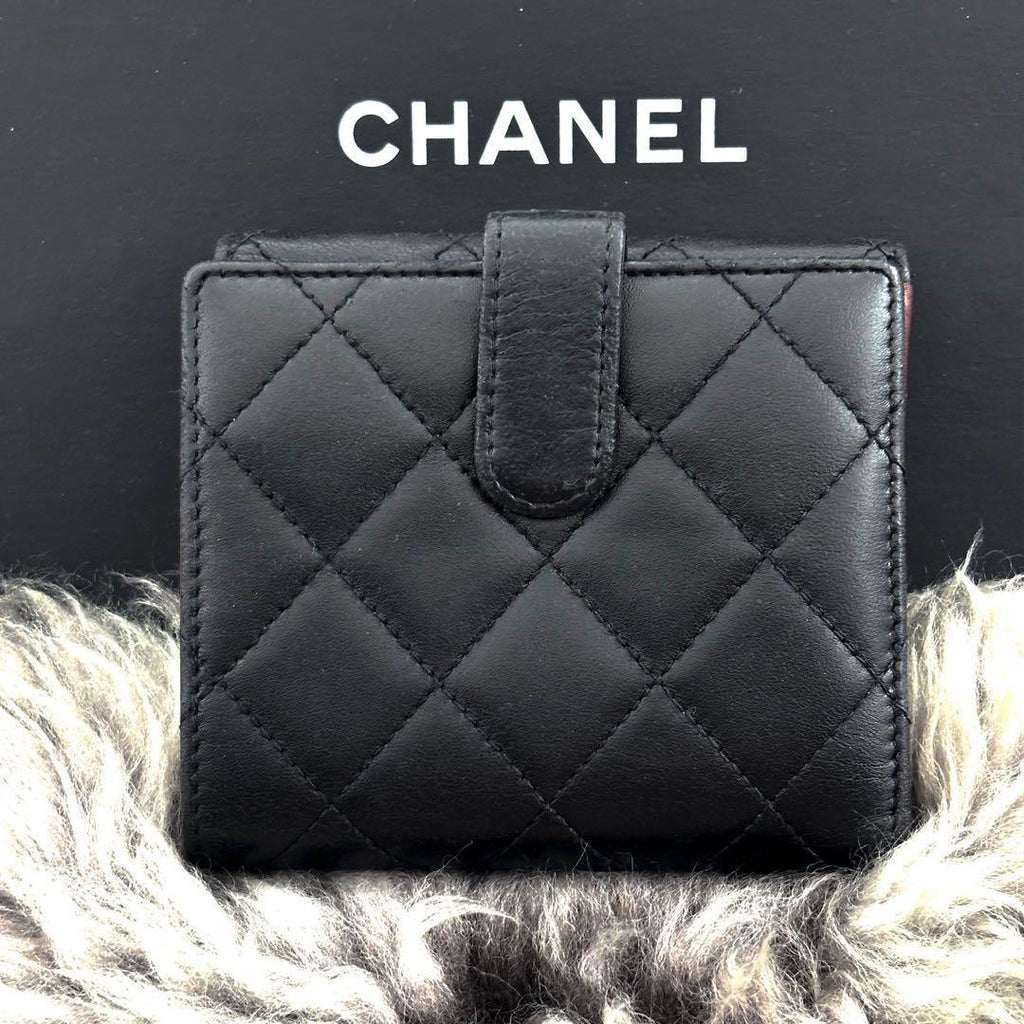 Chanel Wallet Quilted Lamb Hook Bifold — view 4